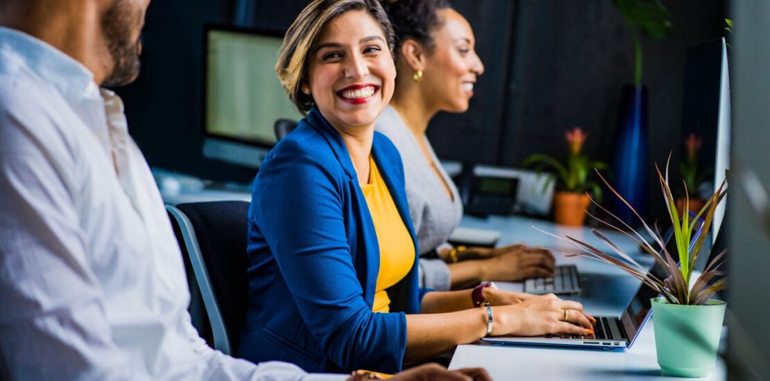 an image of well-rested employees without burnout